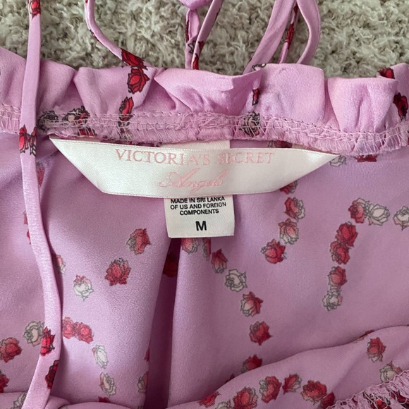Victoria Secret rose and pink babydoll, satin, size M - Picture 3 of 4